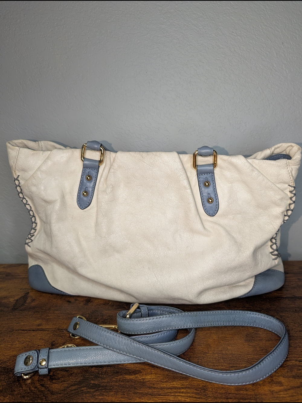 MCM 2- Way Satchel - Picture 4 of 12